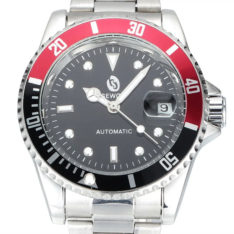 SEWOR наручные часы победитель Топ бренд Роскошные спортивные автоматические