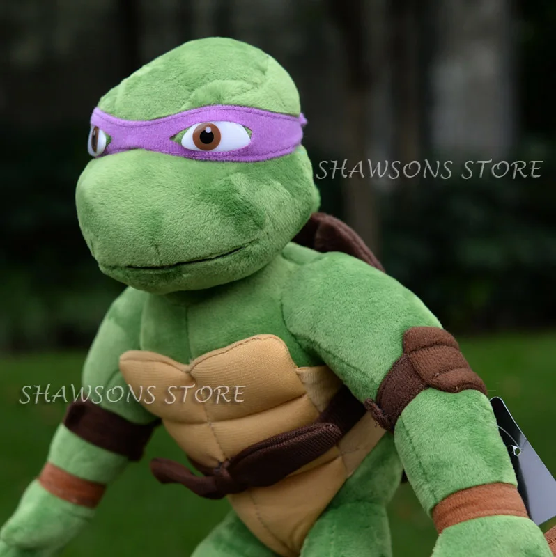 Donatello Персонажи из фильма Ninjaed плюшевые игрушки 1" Черепашки микеланжело Донателло Leonardo Raphael мягкие куклы - Цвет: Donatello