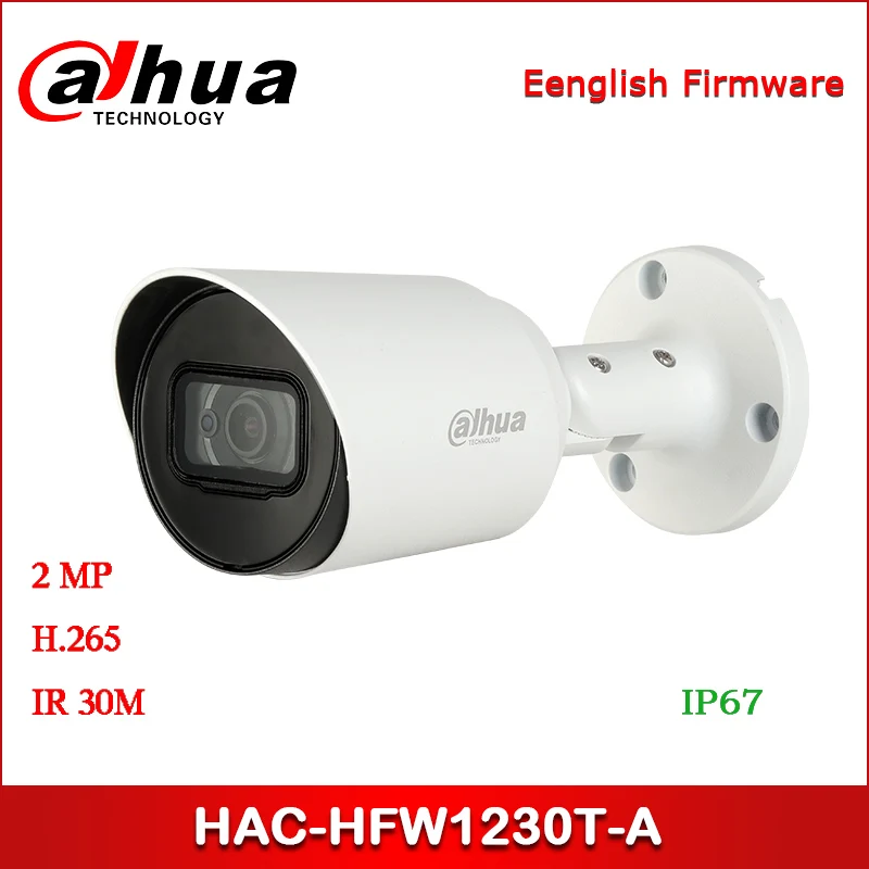 Dahua HAC HFW1230T A 2MP CCTV камера Starlight HDCVI IR Bullet 3 6 мм 2 8 опционально|Камеры видеонаблюдения|