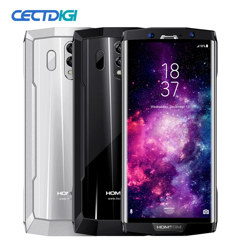 HOMTOM HT70 6 0 &quotHD + 18:9 экран мобильный телефон MTK6750T Восьмиядерный 4G RAM 64G ROM 10000mAh