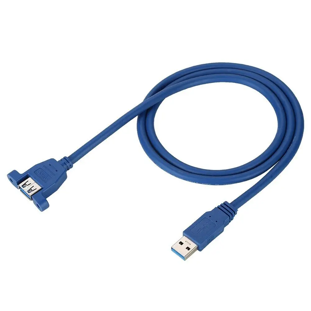 10 шт./упак. 30 см 50 60 Usb 3 0 A папа к женскому Am Af с резьбовым отверстием Панель