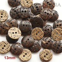 50pcslot size13mm natural color design coconut button round sewing buttons scrapbooking ss k1213