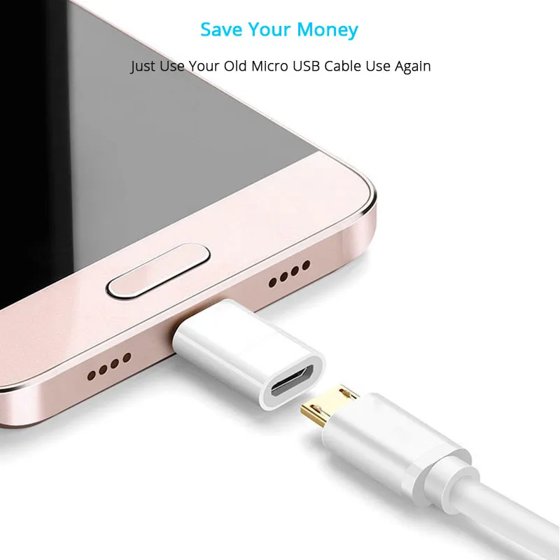 Адаптер USB C 3 0 Micro Женский к Type Мужской адаптер OTG зарядное устройство конвертер