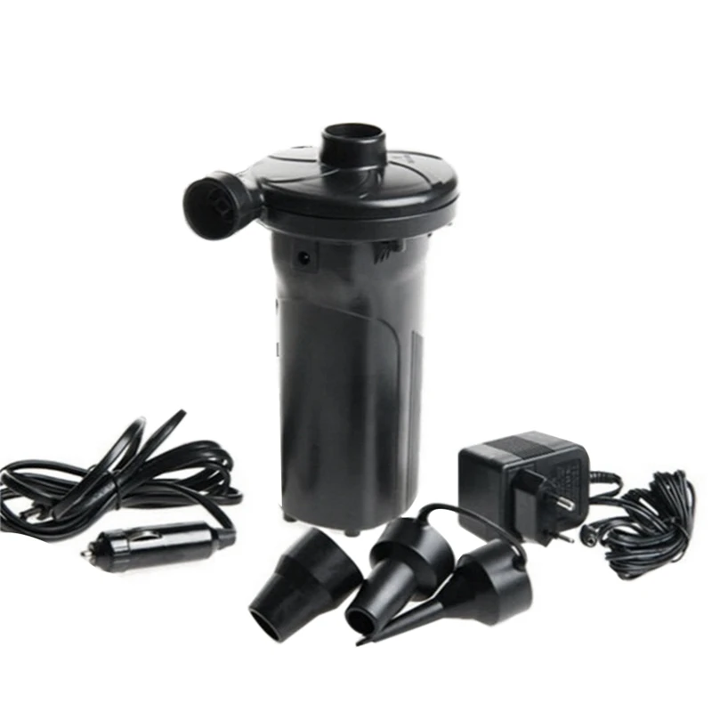 Электрический перезаряжаемый аккумулятор воздушный насос двойного назначения