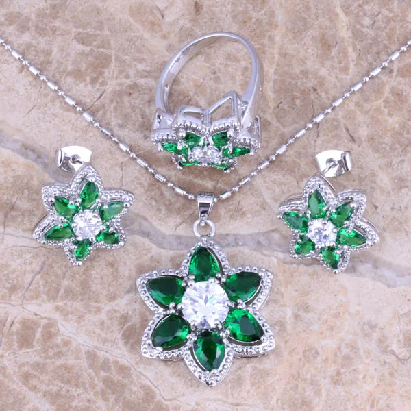Комплект из кольца серёг и с фианитом|silver jewelry set|jewelry setsearring pendant |