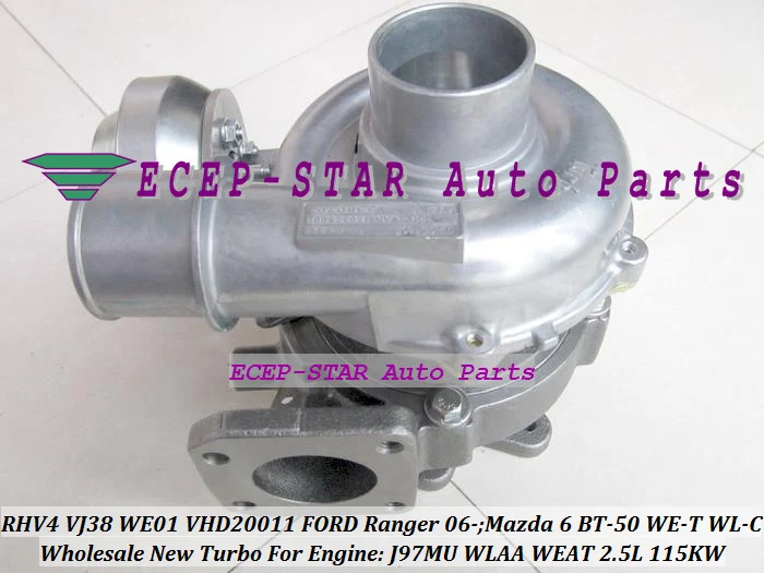 Турбокомпрессор RHV4 VJ38 VFD20011 WE01 для FORD Ranger 2006- WLAA WEAT MAZDA 6 2007- BT50 | Автомобили и
