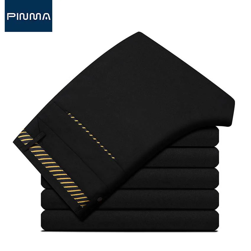Мужская Бургундия Платье Брюки 2017 Мода Slim Fit Черный Костюм мужской Деловой брюки