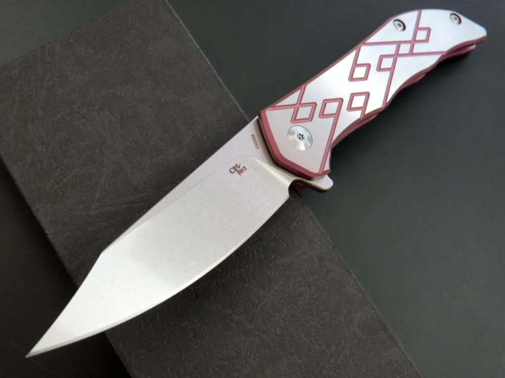 CH CH3008 D2 blade TC4 складной нож с рукояткой из титанового сплава походный тактический