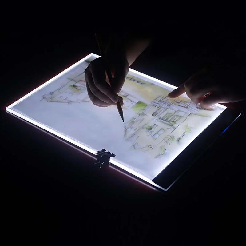 

Diamond painting Accessories Digital Tablets A4 LED Graphic Thin Art Stencil Drawing Board Light Box Tracing Table Pad WG747