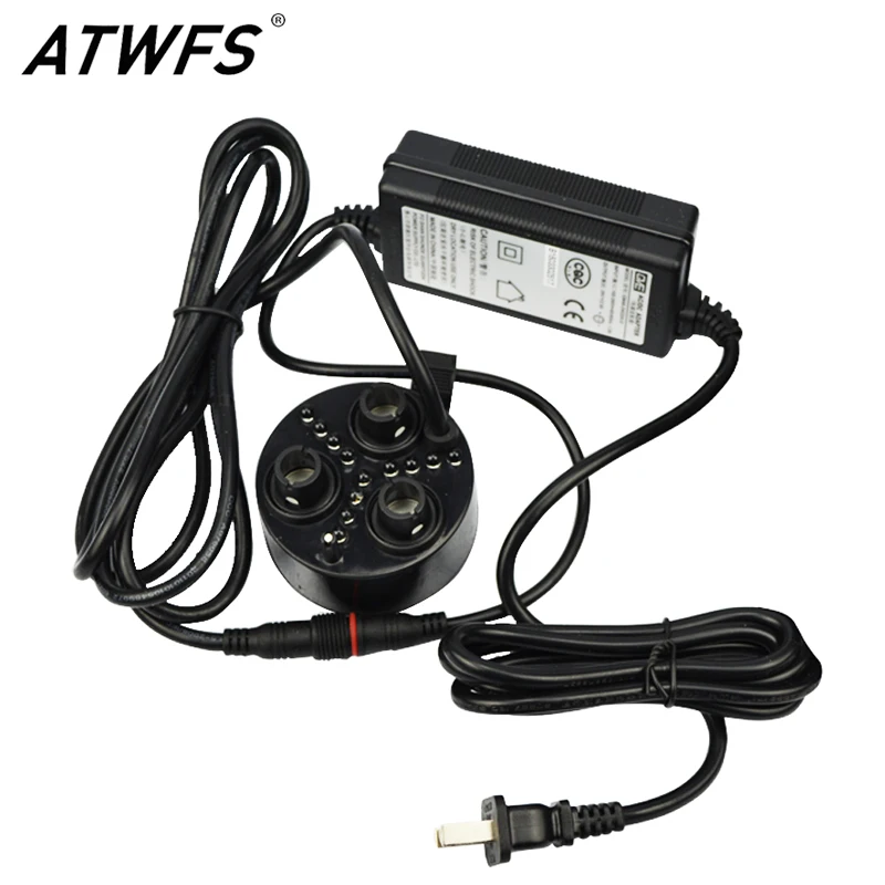 Увлажнитель с 3 головками распылителя ультразвуковой генератор тумана