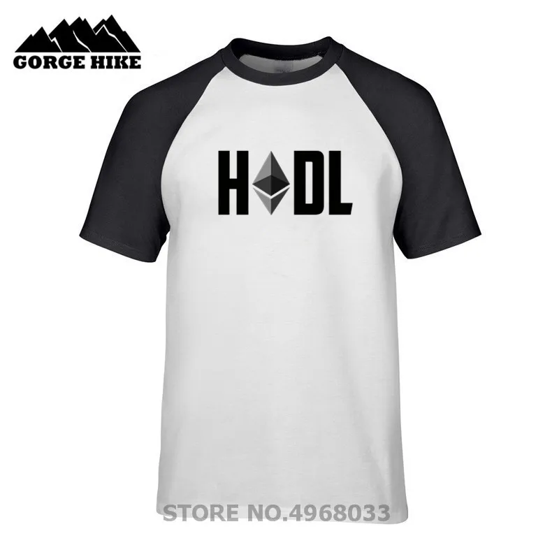 Биткоин HODL эфириум крипто логотип футболки Cryptocurrency is The Future Мужская футболка с