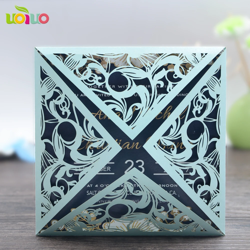 20 шт. Бесплатная доставка Изысканный Цвет и размер настраиваемая бумага лазерная