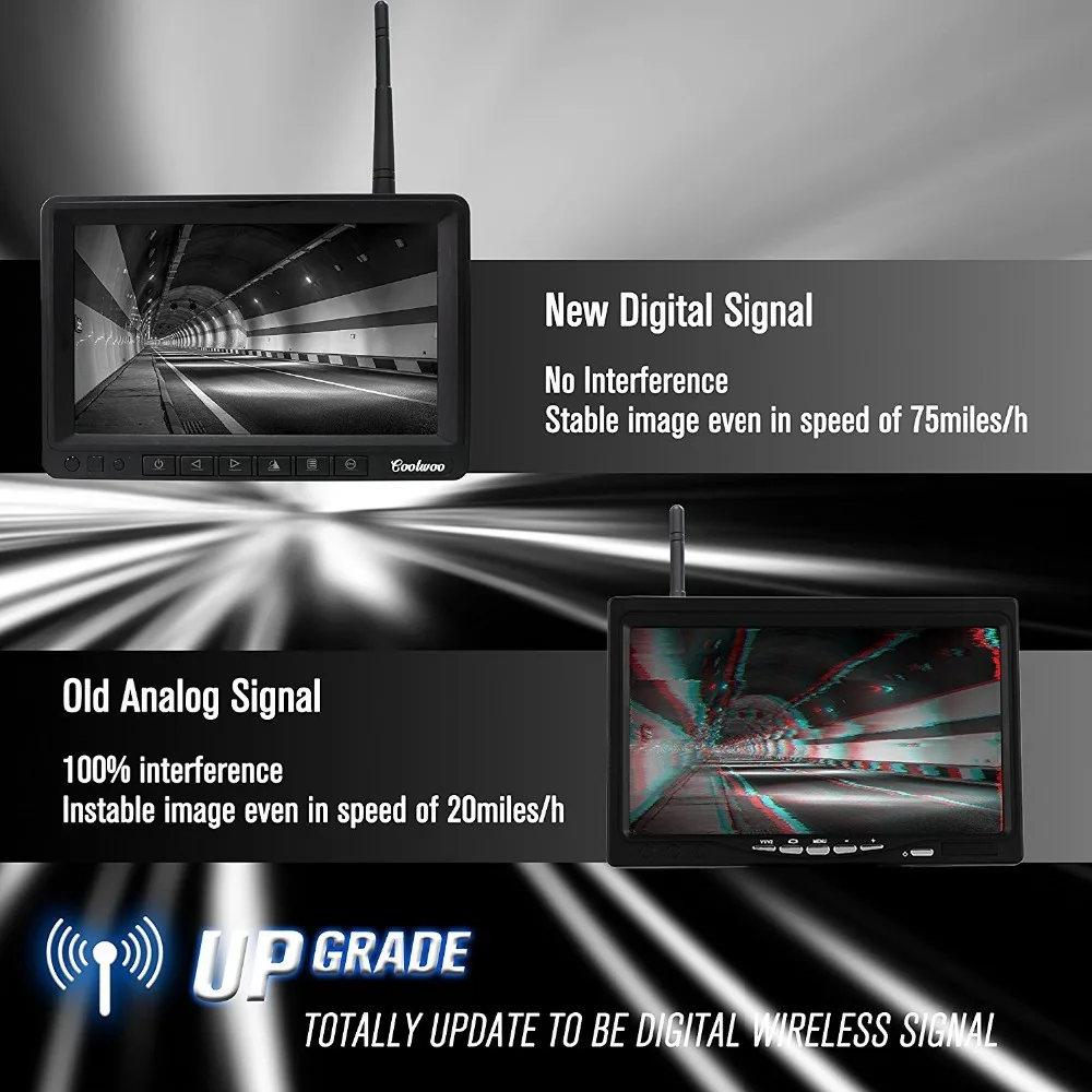 2018 обновление цифровой беспроводной резервный комплект камеры и монитора для