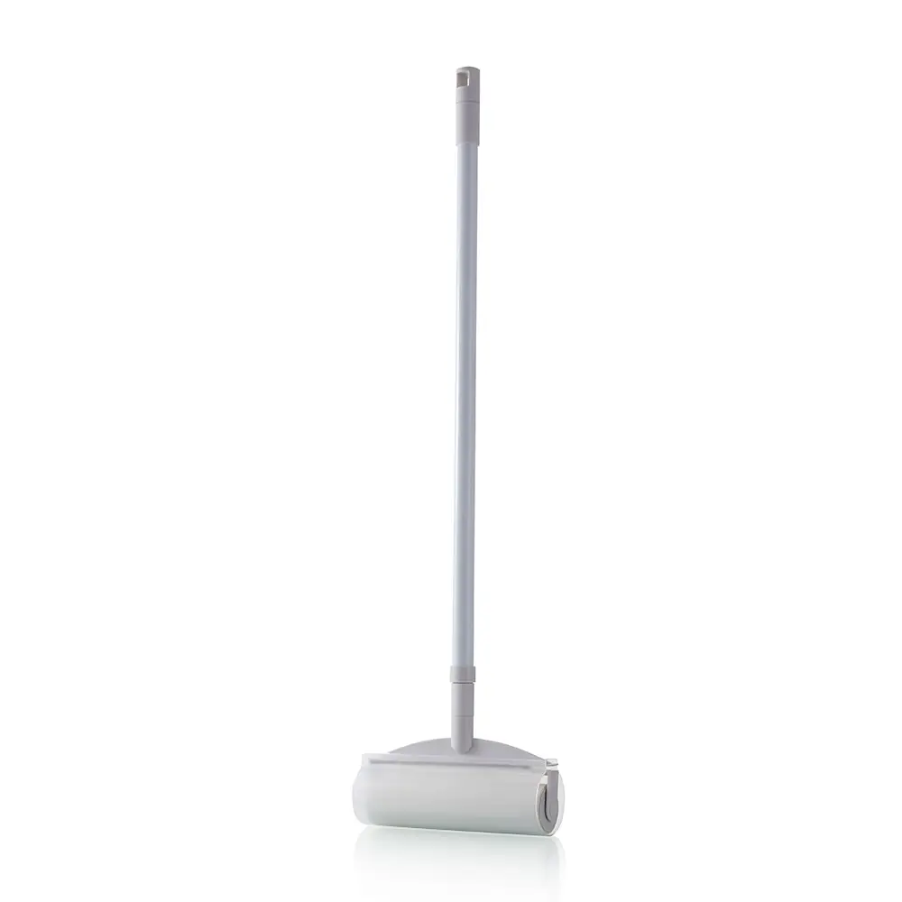 Sticky Mop with Extendable Handle Paper Roller 60 Sheets Floor Sweepers Cleaning for Remover Hair Lint Dust Fluff | Дом и сад