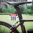DIY MTB велосипедный Триатлон гоночный номерной знак держатель для велосипедной таблички держатель для номерных карт кронштейн Aero Подседельный штырь Vittel наклейки