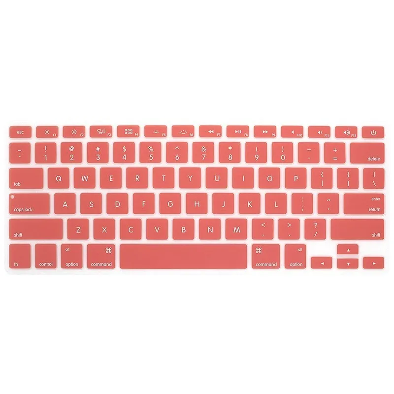 Цветной силиконовый защитный чехол для клавиатуры Macbook 13 &quot15&quot Air Pro
