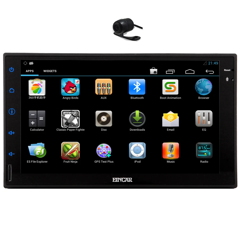 GPS музыке стерео 1080 P автомагнитолы Авто Android 5.1 автомобиль Радио Bluetooth Wi Fi OBD2 PC 4 core 2