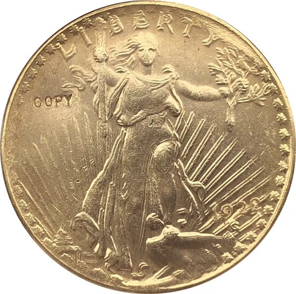 

Копия монеты $20 St. gauдругих 1922, бесплатная доставка