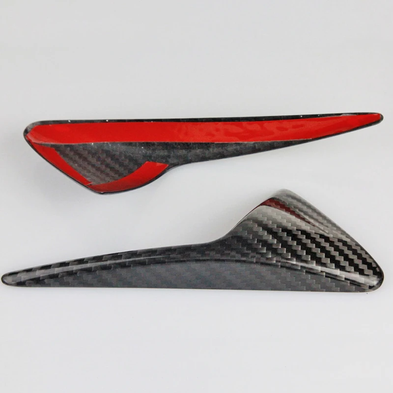 

Side Camera Fender Marker Protection Covers for Tesla model 3 S X 2013-2019 Real Carbon Fiber Decorative Accessories
