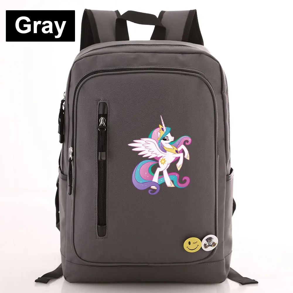 My Little Pony Rainbow Dash Pinkie Pie школьная сумка для мальчиков и девочек женская на молнии