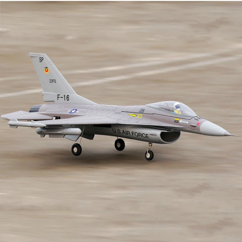 Радиоуправляемый самолет FMS 64 мм F16 F-16 V2 Vigilantes воздуховод вентилятор EDF Jet серый масштаб Warbird модель истребителя Хобби самолет Avion PNP