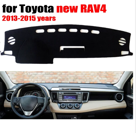 Автомобильный коврик RKAC для приборной панели TOYOTA new RAV4 от 2013 до 2017 левый крышки