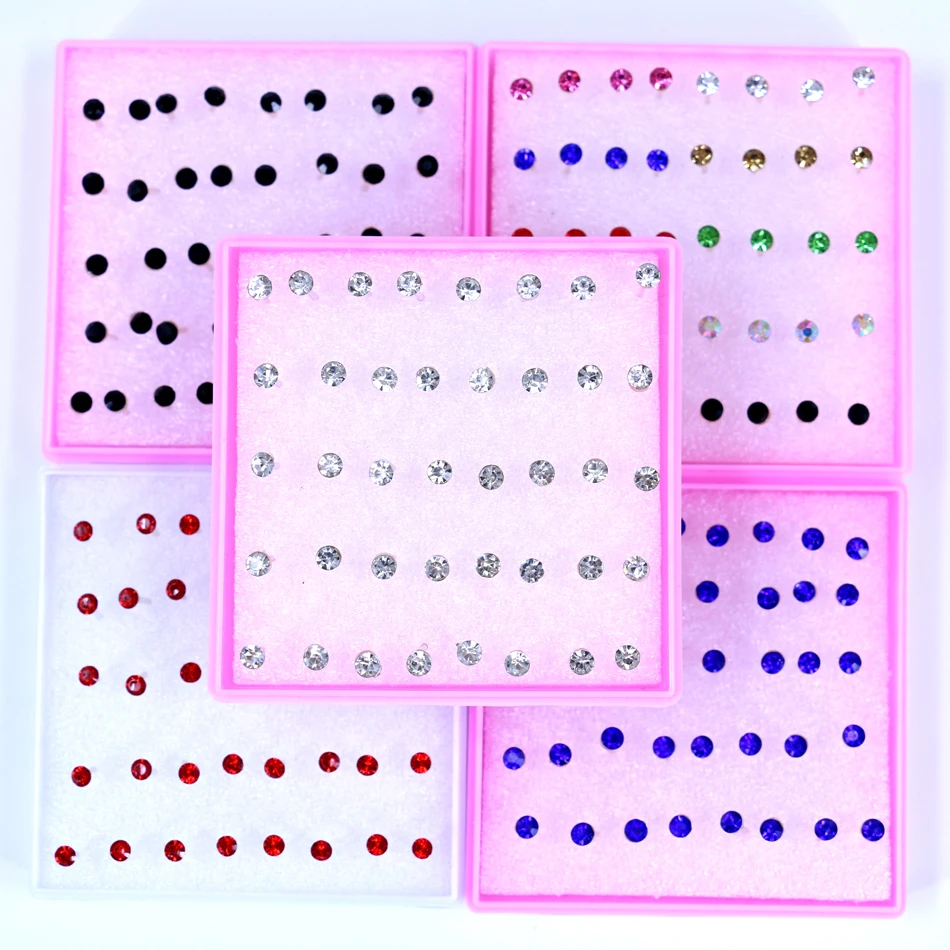 Бесплатная доставка Заводские дешевые 3 мм Сияющие Стразы AA пластиковые