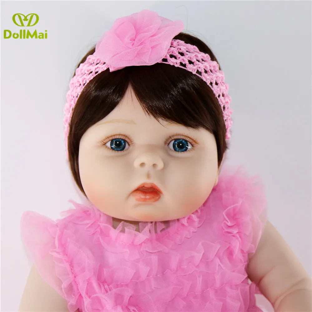 Кукла Bebe reborn полностью силиконовая кукла для маленьких девочек 23 &quot57 см