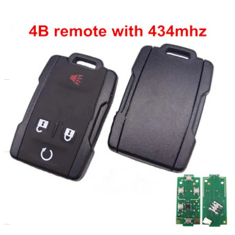 

Wilongda Car key black 4 button remote key 434mhz 315mhz for Chevrolet