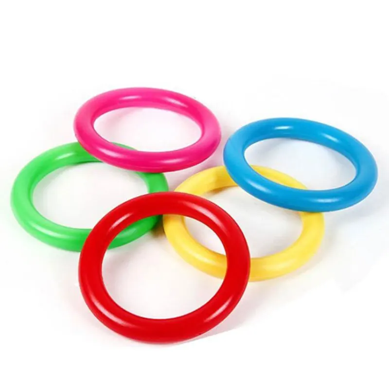 Новое поступление обруч кольцеброс Пластик Quoits игра для сада бассейн игрушка