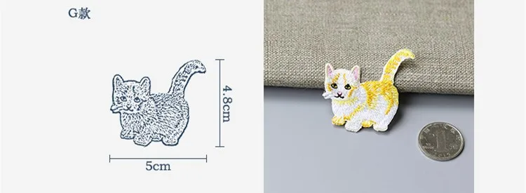 Мультяшные Вышитые милые нашивки для одежды, шляпы, сумки, DIY нашивки с клеевым клеем, железные наклейки для ремонта