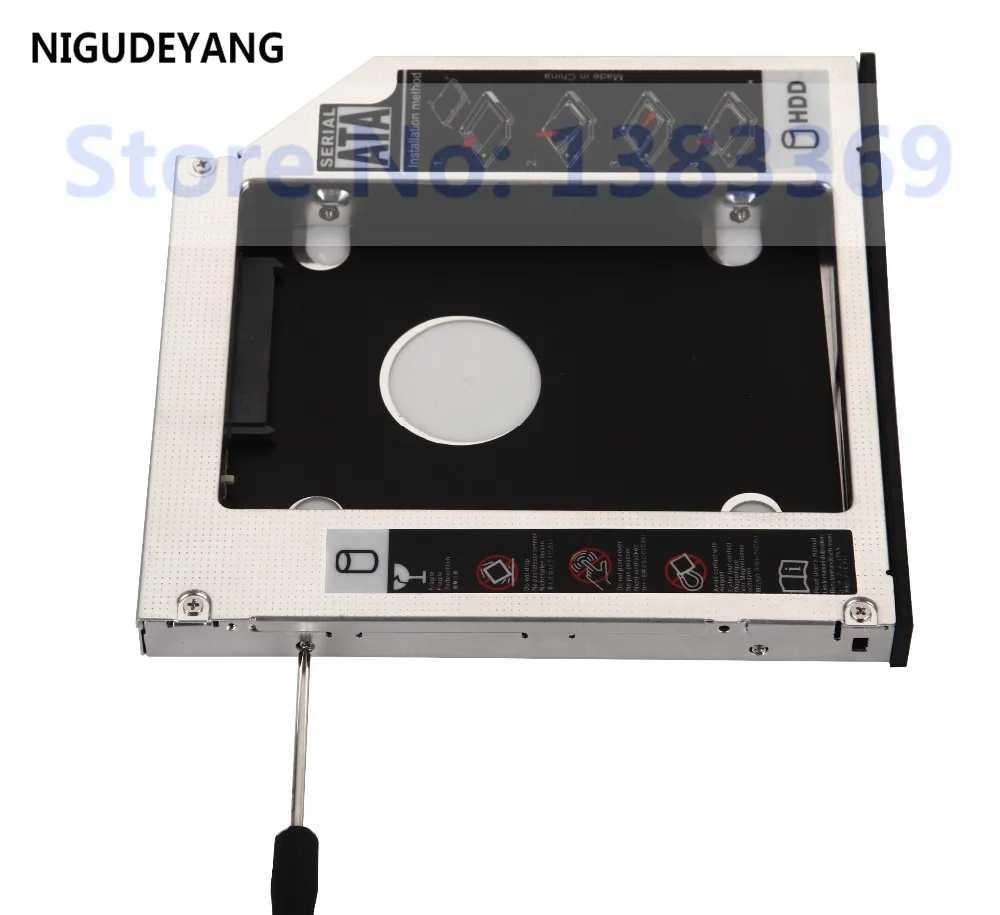 NIGUDEYANG SATA 2-й жесткий диск HDD SSD Caddy адаптер для Lenovo IdeaPad V350 V360 V370 | Компьютеры и офис