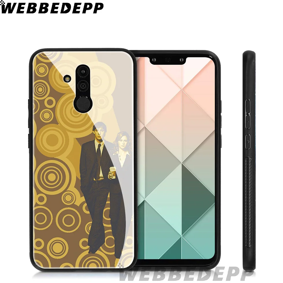 WEBBEDEPP The Office Tv Shows Tempered Glass Case for Huawei Mate 20 P20 P10 P Smart 2019 2018 &amp Honor 10 9 8X 7A Lite Pro |