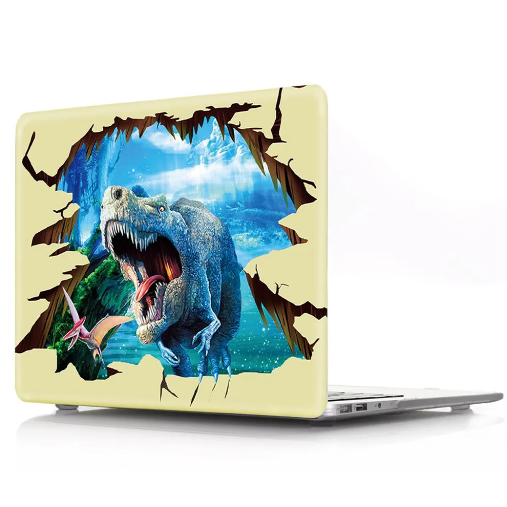 3D Динозавр мир ноутбук корпус защитный жесткий чехол для 2016 Новый Macbook Pro 13 &quotA1708