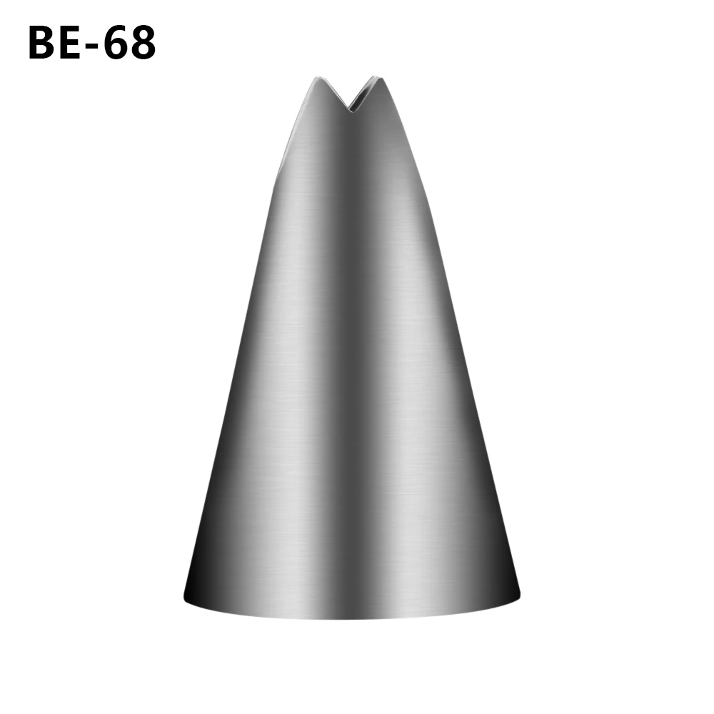 BE-68 1 шт. полезный DIY инструмент для украшения торта насадка в форме листа из нержавеющей стали глазурный трубопровод насадка Кондитерские насадки инструмент для украшения торта - Цвет: BE-68