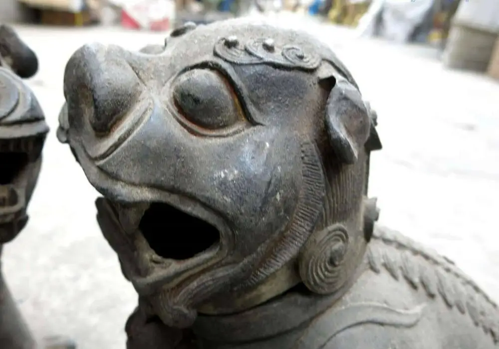 10 авиапочту Китая (China Старого Железа охранник Foo Собаки Лев Ладан горелки пара
