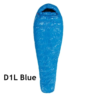 D1 L Blue Aegismax D1 D2 белая утка вниз Сращивание Мумия спальный мешок Сверхлегкий Кемпинг зима удлиняется спальный мешок - Цвет: D1 L Blue