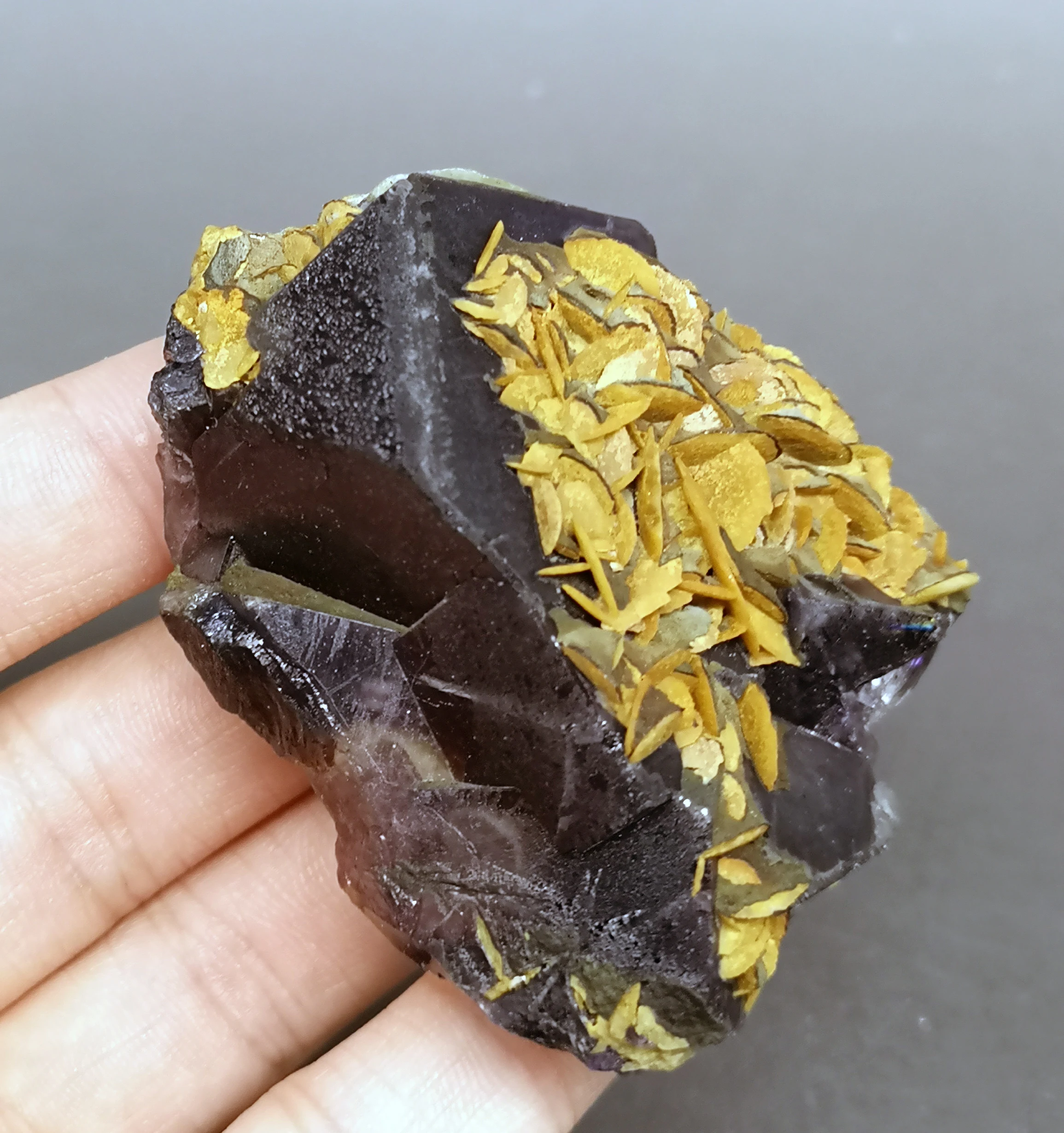 112g Natural Fluorite mineral crystal specimen stone and healing from China | Дом и сад