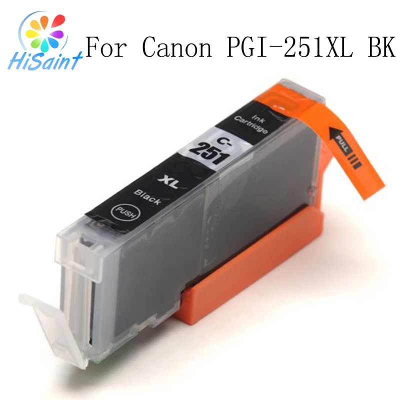 Чернильный картридж Hisaint горячая Распродажа 10PK для Canon PGI-250XL чернильный 250XL 251XL PIXMA