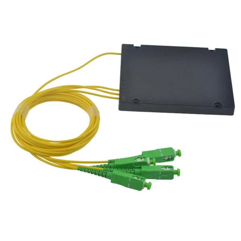SC APC 1x3 ПЛК волоконно-оптический сплиттер один режим с разъемом FTTH ABS