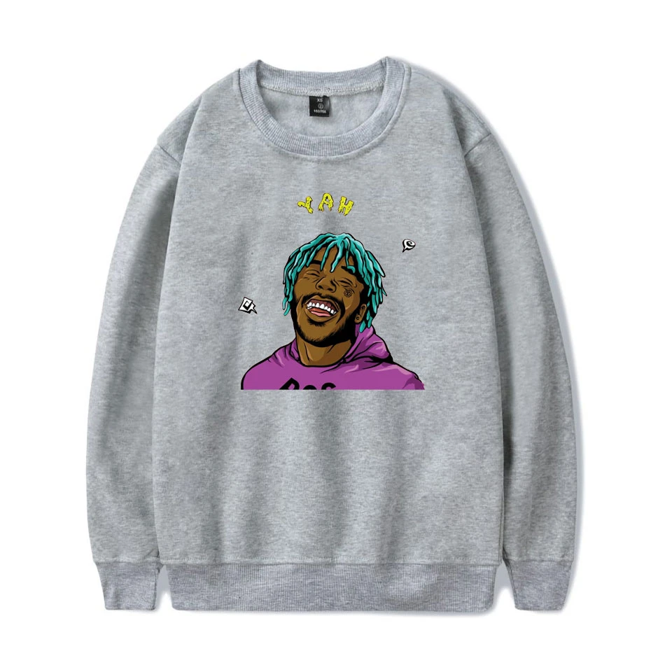 Женская/мужская Толстовка LIL UZI VERT Повседневная Уличная одежда в стиле хип хоп с
