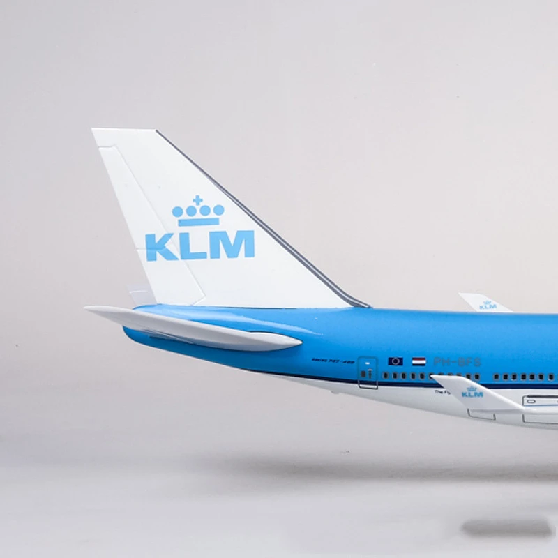 47 см 1: 160 масштабные самолеты Boeing B747 KLM королевские голландские авиалинии модель самолета с колесом литой смолы самолет коллекционный подарок
