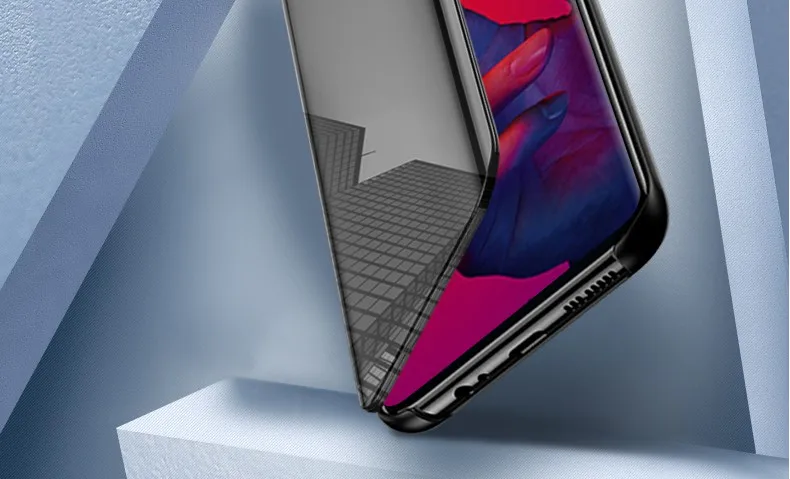 Для Galaxy S10/S10 Plus S10e Чехол флип умный Авто спящий/Пробуждение зеркало ПК чехол с окошком для samsung Galaxy S10Plus чехол
