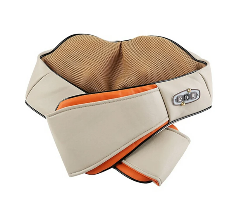 U образный Электрический Массажер шиацу для спины шеи плеч и тела инфракрасная 3D