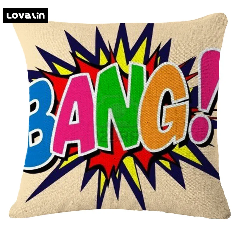 Lovalin cartoon cushion case anime seat chair throw cover car home sofa cojines decorative pop art pillows | Дом и сад