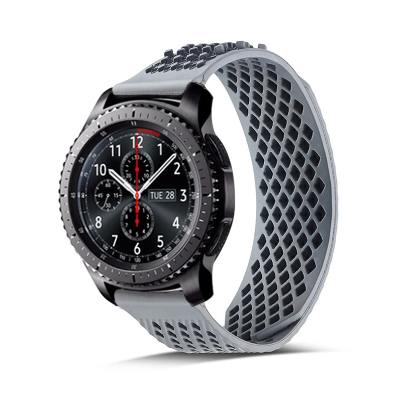 Ремешок для часов Samsung Galaxy резиновый ремешок Gear S3 22 мм|Ремешки часов| |
