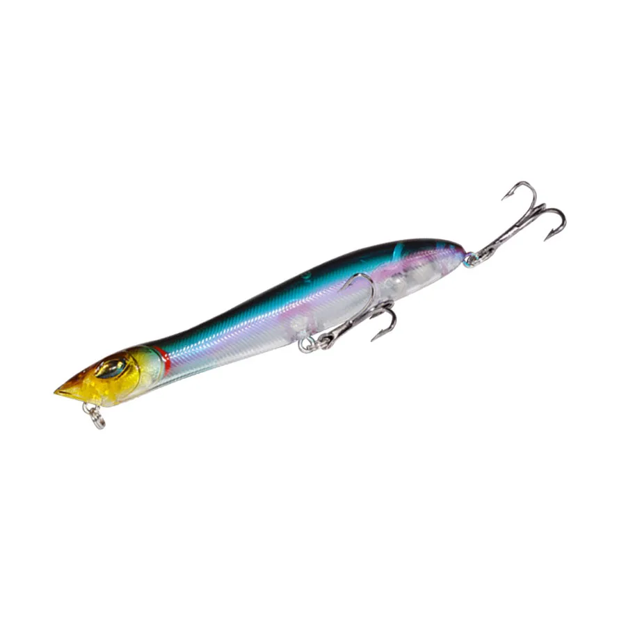 

SEAYOU Popper Fishing Lure Top Water Baits Snake Head Wobbler