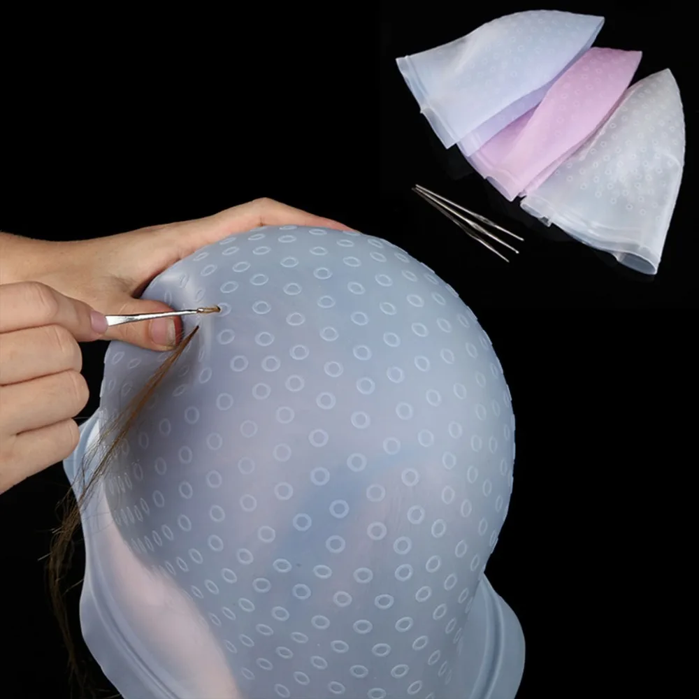 Волосы колпак для окраски волос крюк Цвет ing подсветка Профессиональный