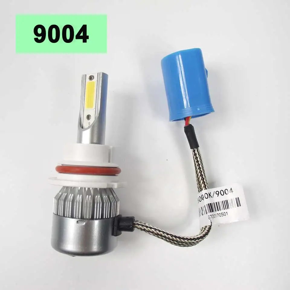 VehiGo 72 Вт COB H7 H1 H4 H3 H11 H8 9005 9006 9007 9012 880 C6 светодиодный налобный фонарь светильник золотой автомобилей головной светильник лампы 3000 6000 ксеноновая лампа