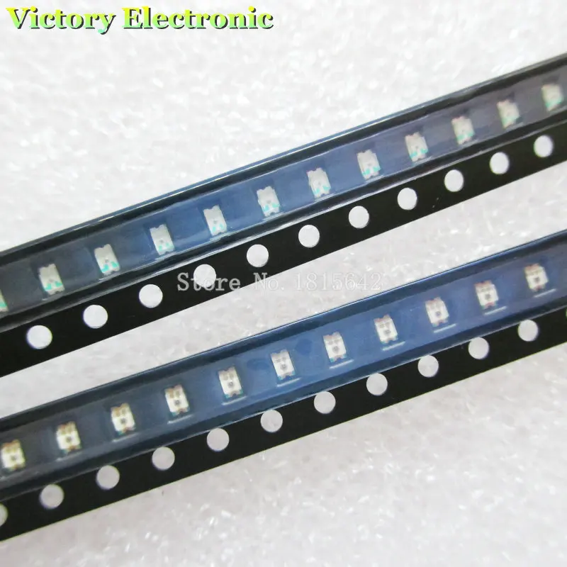 100 шт. красная 0805 SMD Светодиодная лампа ярсветильник красный цвет диодсветильник